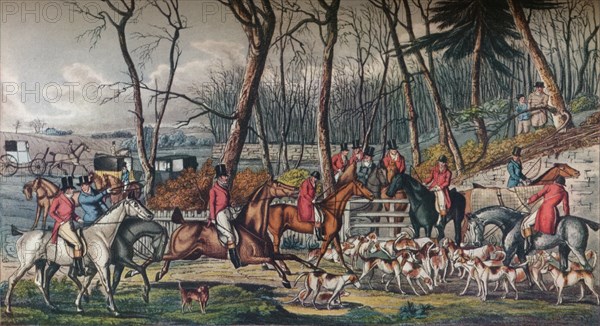 'Meeting at Cover', c1824. Artist: Unknown.