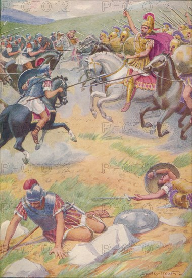 'The armour of Pyrrhus was richer and more beautiful than that of his soldiers', c1912 (1912). Artist: Ernest Dudley Heath.