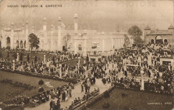 'Indian Pavilion & Gardens', c1925.  Artist: Campbell Gray.