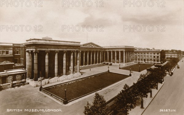 'British Museum, London', c1920.  Artist: Unknown.