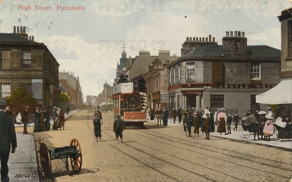 'High Street, Portobello', 1913. Artist: Unknown.