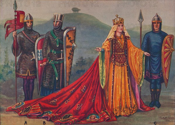 'The Lady of the English, 1141', 1926. Artist: Herbert Norris.