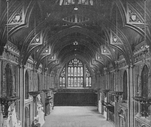 Interior of the Guildhall, City of London, c1904 (1906). Artist: Photochrom Co Ltd of London.