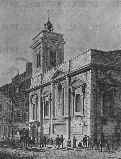 Church of St Mildred, Poultry, City of London, 1812 (1911). Artist: George Sidney Shepherd.