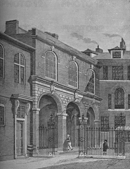 Salters' Hall, City of London, 1822 (1911). Artist: Thomas Hosmer Shepherd.