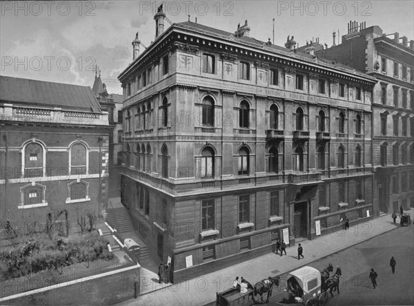 British and Foreign Bible Society House, City of London, c1890 (1911). Artist: Pictorial Agency.