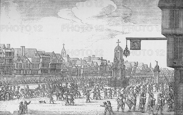 Queen Henrietta Maria's Entry into London, 1625 (1903). Artist: Unknown.