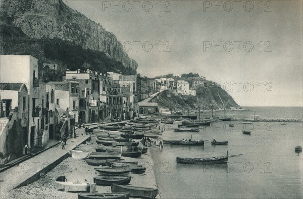 Marina Grande, Capri, Italy, 1927. Artist: Eugen Poppel.