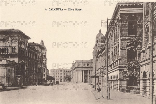 'Calcutta - Clive Street', c1900. Artist: Unknown.