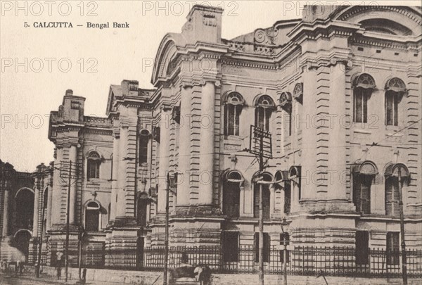 'Calcutta - Bengal Bank', c1900. Artist: Unknown.