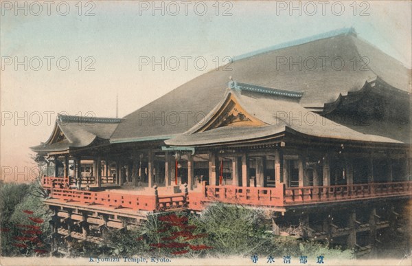 'Kiyomizu Temple, Kyoto', c1910. Artist: Unknown.