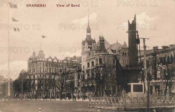 'Shanghai. View of Bund', c1918. Artist: Unknown.