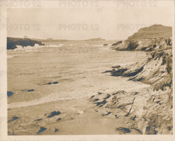 'Newquay from Porth', 1927. Artist: Unknown.