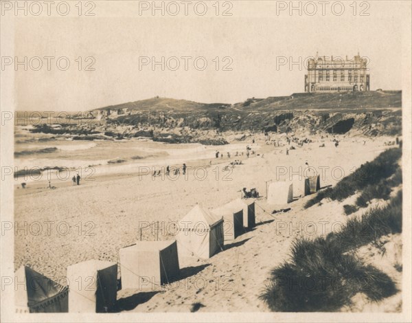 'Fistral Beach - Newquay', 1927. Artist: Unknown.