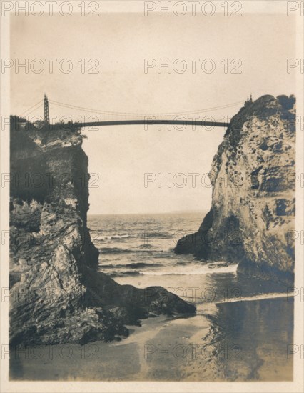 'Island Gap - Newquay, 1927. Artist: Unknown.