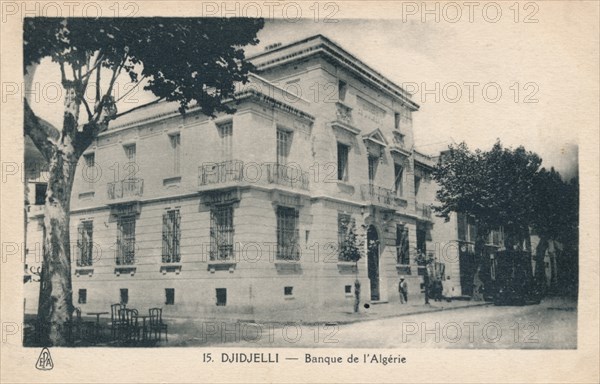 'Djidjelli - Banque de l'Algerie', c1940. Artist: Unknown.