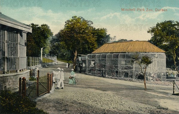 'Mitchell Park Zoo, Durban', c1915. Artist: Unknown.