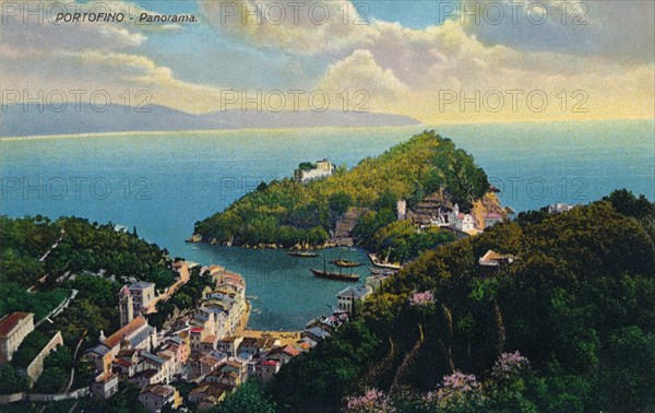 'Portofino - Panorama', c1890. Artist: Unknown.
