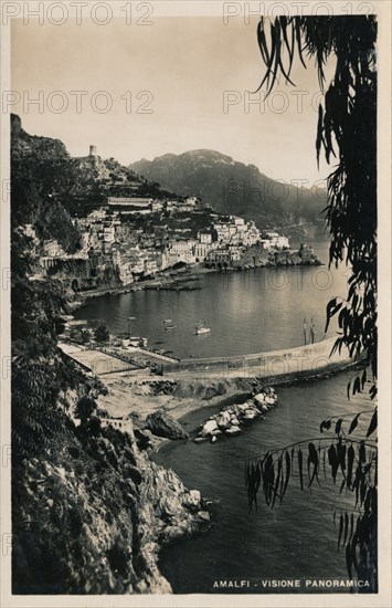 'Amalfi - Visione Panoramica', c1910. Artist: Unknown.