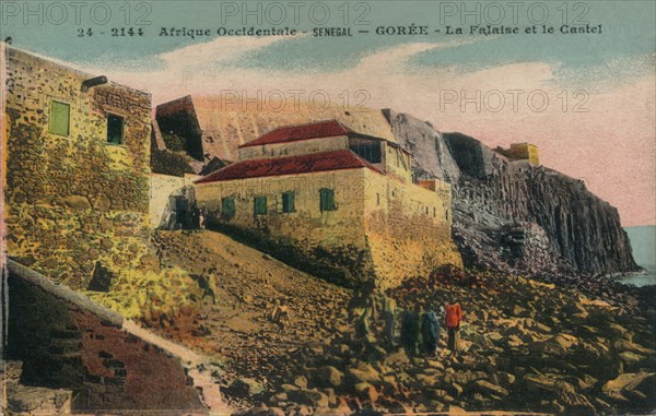 'Afrique Occidentale -Senegal - Gorée - La Falasise et le Castel', c1900.  Artist: Unknown.