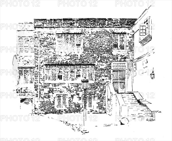 'Jerusalem Chamber. Abbot's Residence, Westminster', c1897. Artist: William Patten.