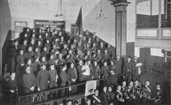 A Salvation Army 'dedication', London, c1903 (1903). Artist: Unknown.