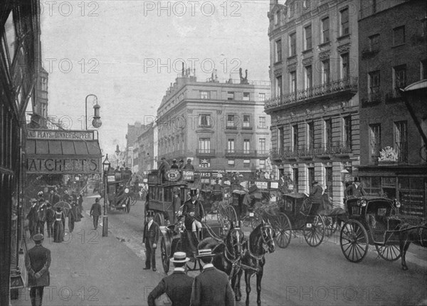 Piccadilly, London, c1900 (1901). Artist: Unknown.
