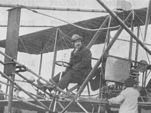Samuel Franklin Cody, American aviation pioneer, 1913 (1934). Artist: Flight Photo.