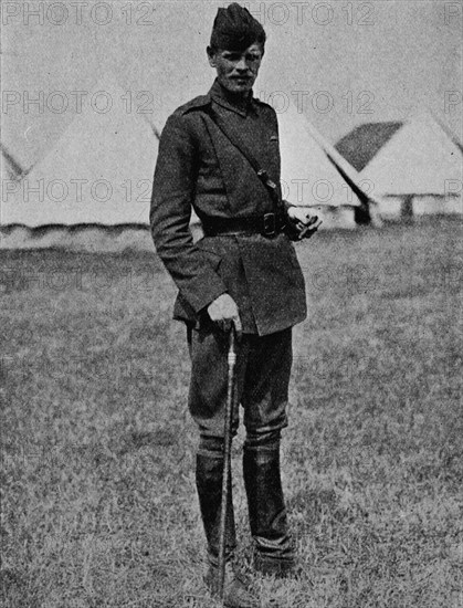 Lieutenant BH Barrington-Kennett, the first Adjutant of the RFC, 1912 (1933). Artist: Flight Photo.