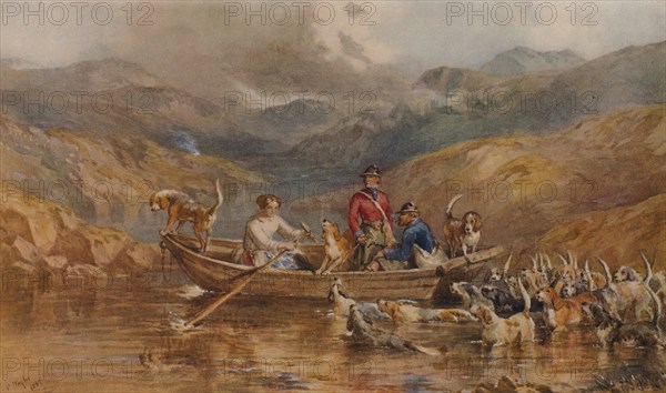 'The Highland Ferry', 1857, (1938). Artist: John Frederick Tayler.