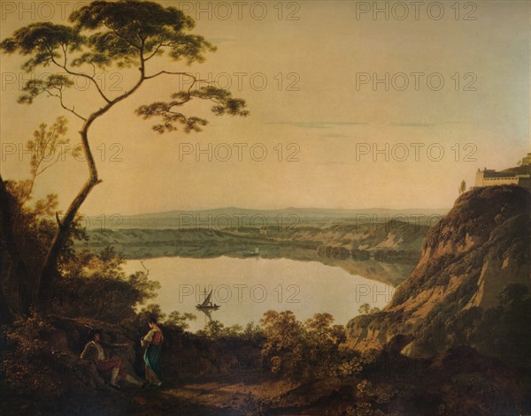 'Lake of Nemi', c1761, (1938). Artist: Richard Wilson.