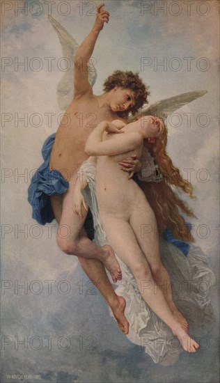 'Cupid and Psyche', 1889, (1938). Artist: William-Adolphe Bouguereau.
