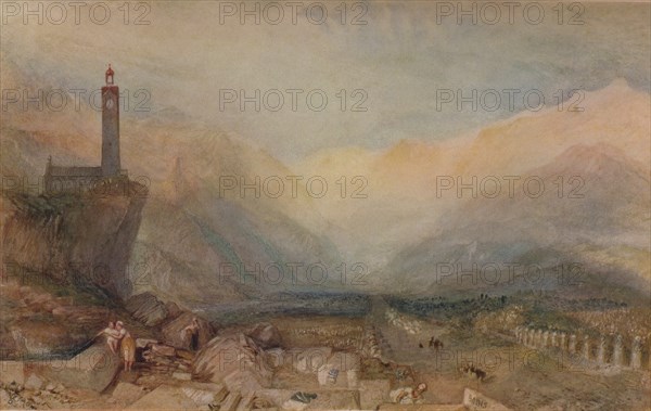 The Splugen Pass', c1841, (1938). Artist: JMW Turner.