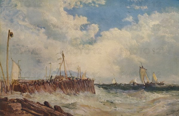 'On the Coast of Holland', 1876, (1938). Artist: James Webb.