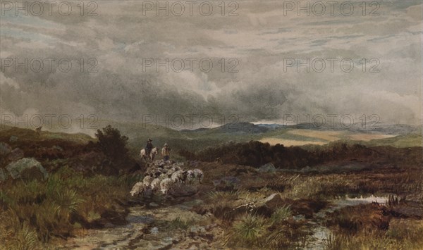 'Mountain Road, Capel Curig, North Wales', (1938). Artist: James William Whitaker.