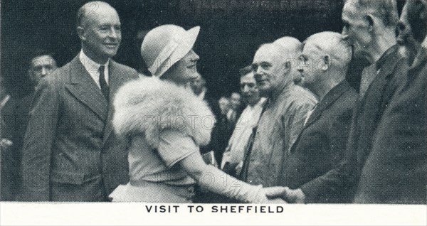 'Visit to Sheffield', 1934 (1937). Artist: Unknown.