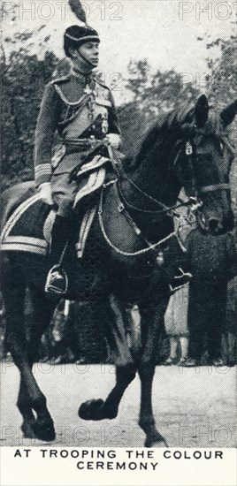 'At Trooping The Colour Ceremony', 1932 (1937). Artist: Unknown.