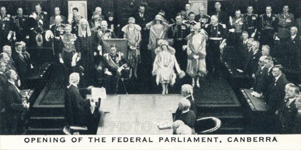 'Opening of the Federal Parliament, Canberra', 1927 (1937). Creator: Unknown.