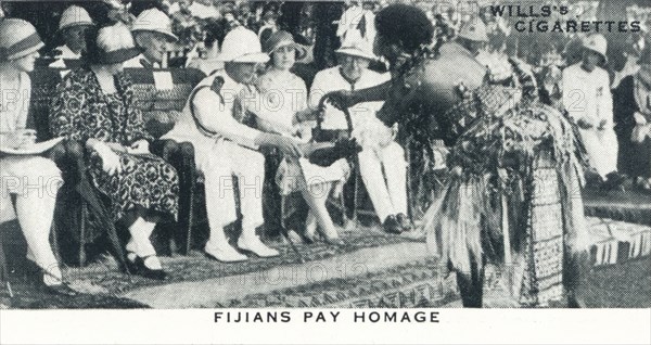 'Fijians Pay Homage', 1927 (1937). Creator: Unknown.