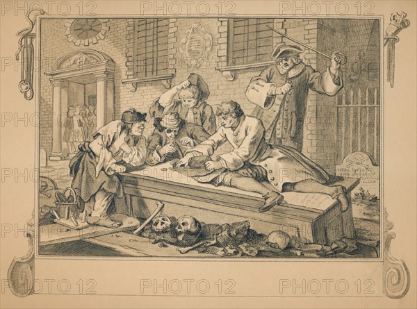 Sketch for 'Industry and Idleness' - Plate III, 1747. Artist: William Hogarth.