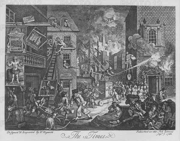 'The Times', 1762. Artist: William Hogarth.