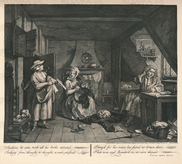 'The Distrest Poet', 1740.  Artist: William Hogarth.