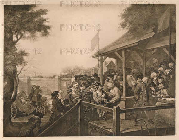 'The Polling', Plate III from 'The Humours of an Election', 1757. Artist: William Hogarth.