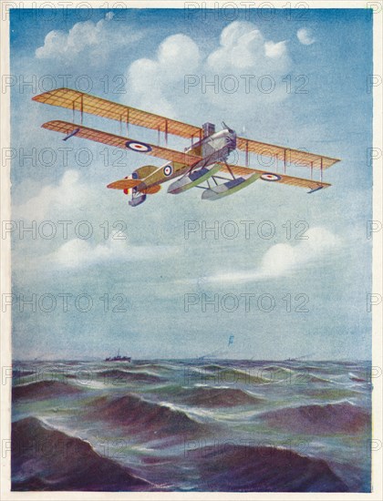 'The Eyes of the Fleet: A Short Seaplane', c1918 (1919). Artist: Geoffrey Watson.