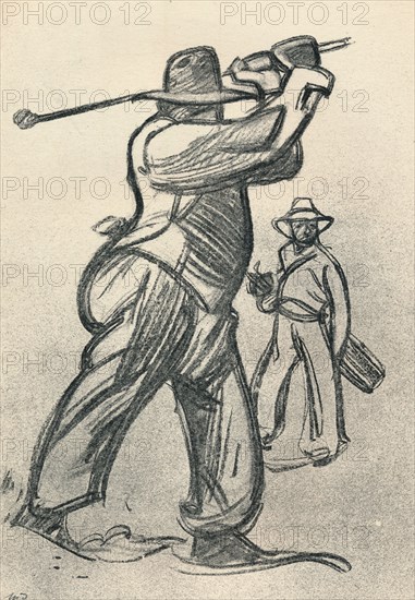 'Le Joueur De Golf', c1920, (1923). Artist: Maxime Dethomas.