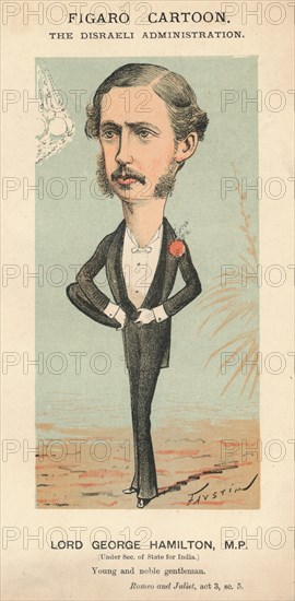 'Lord George Hamilton, M.P.', c1870. Artist: Faustin.