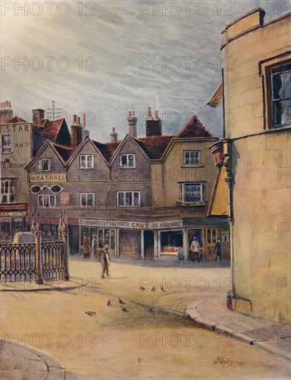 'Coronation Stone, Kingston', 1911, (1914). Artist: James S Ogilvy.