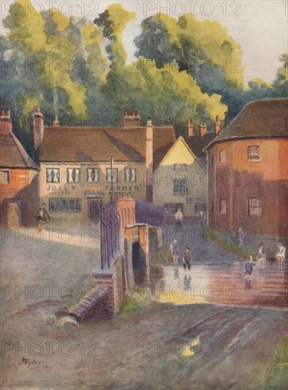 'Cobbett's Birthplace, Farnham', 1911, (1914). Artist: James S Ogilvy.