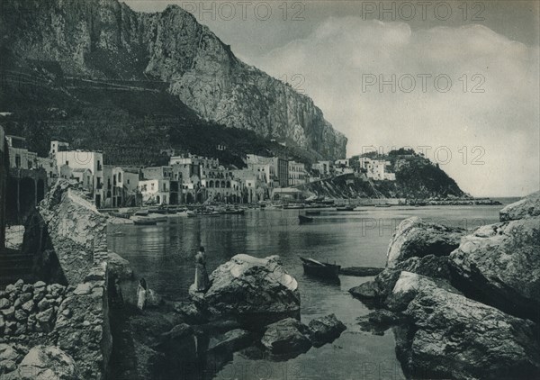 Marina Grande, Capri, Italy, 1927. Artist: Eugen Poppel.