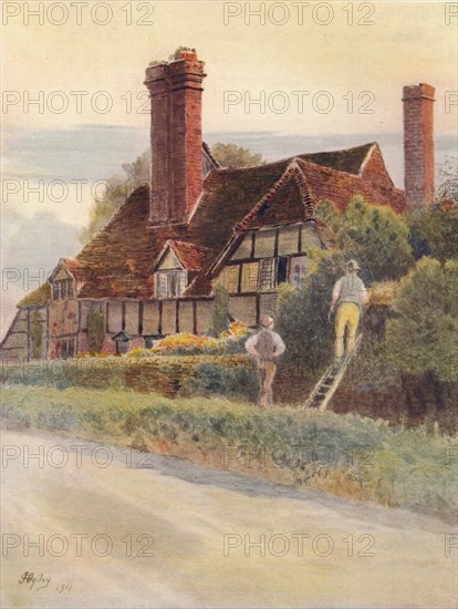 'Eashing Farm',1911, (1914). Artist: James S Ogilvy.